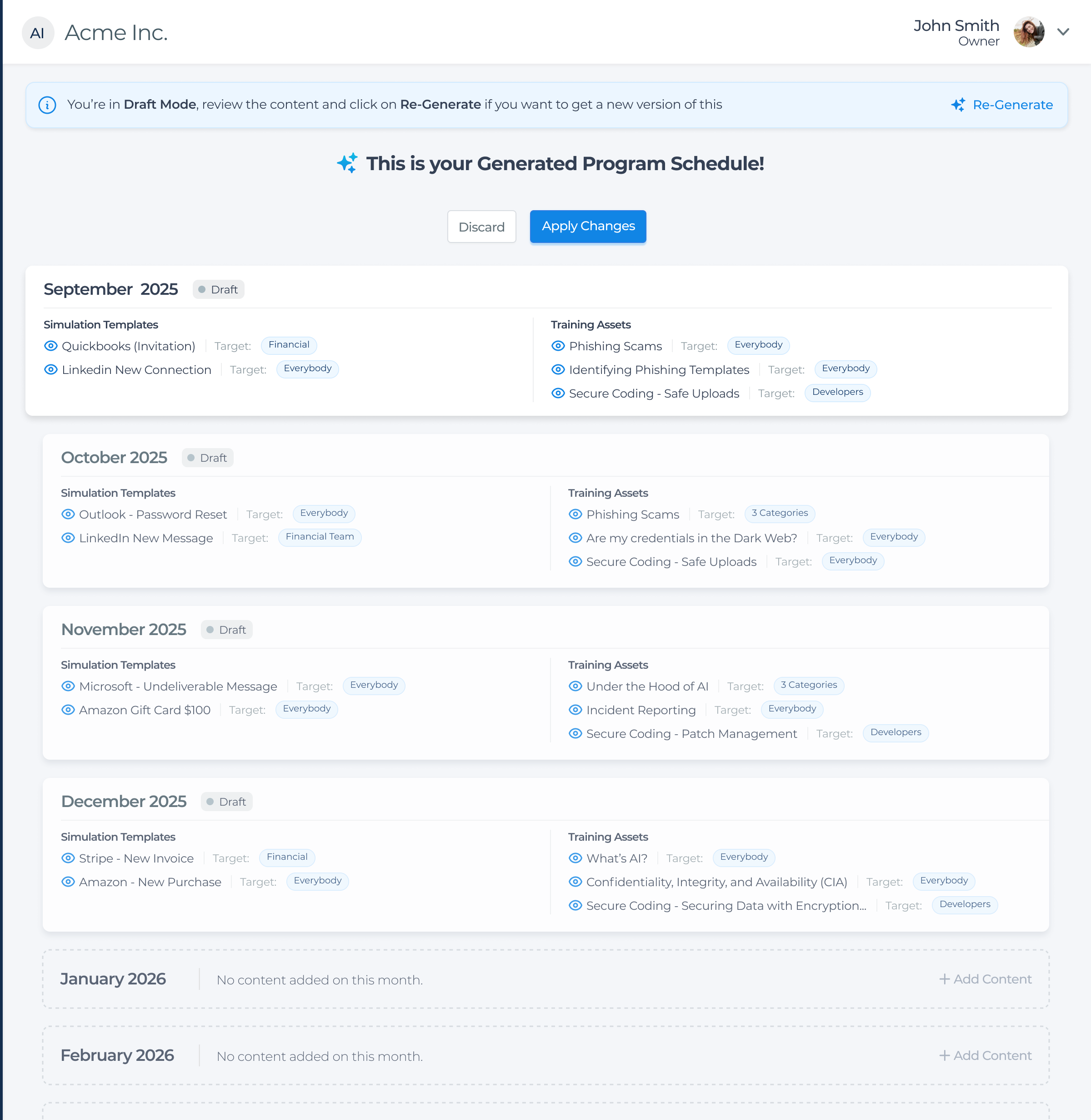 Security Awareness Training